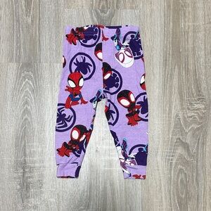 Marvel Spider-Gwen & Miles Morales Purple Kids Leggings